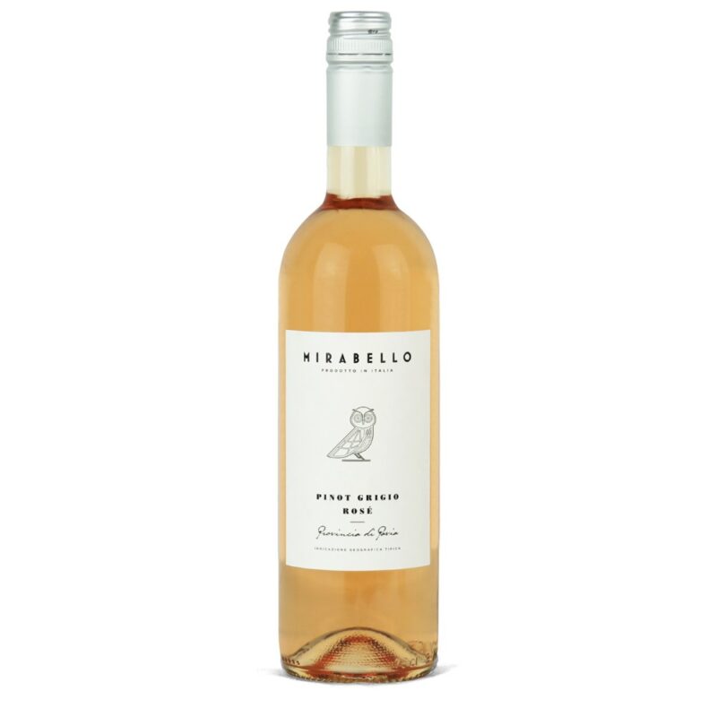 mirabello pinot grigio rose wine