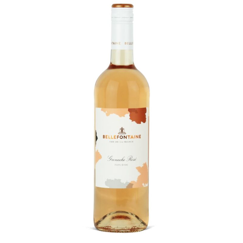 bellefontaine grenache rosé french wine case