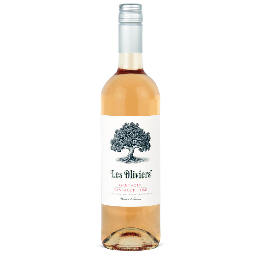 les oliviers french rose wine