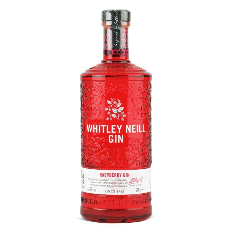 whitley neill raspberry gin single bottle