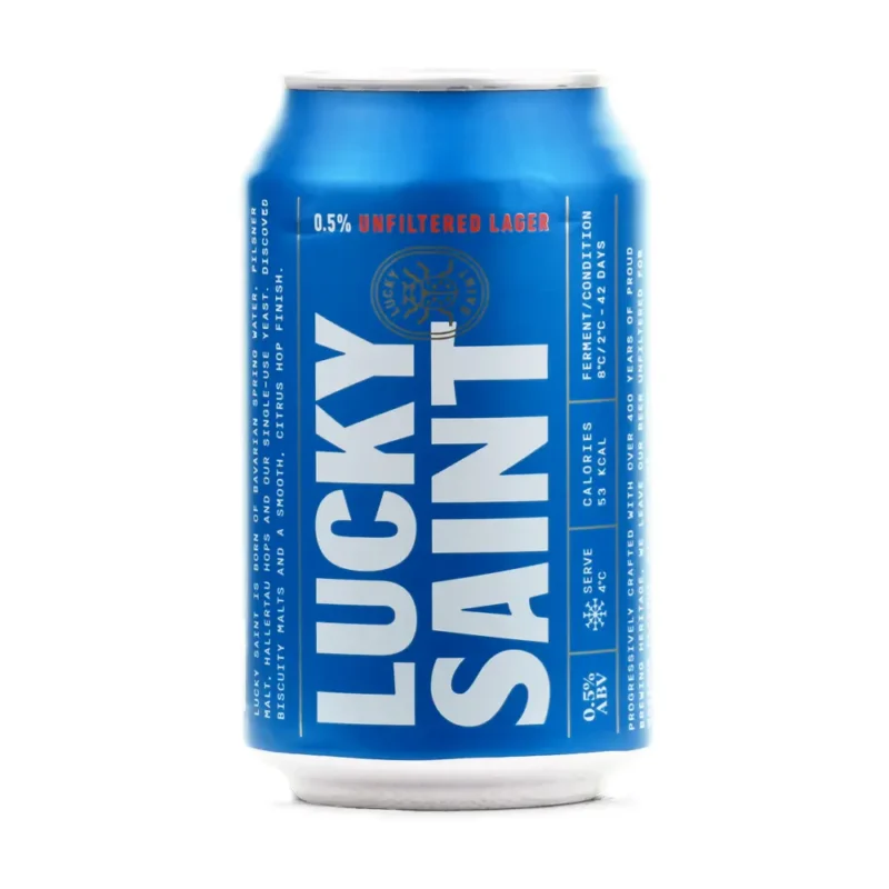 lucky saint alcohol free lager