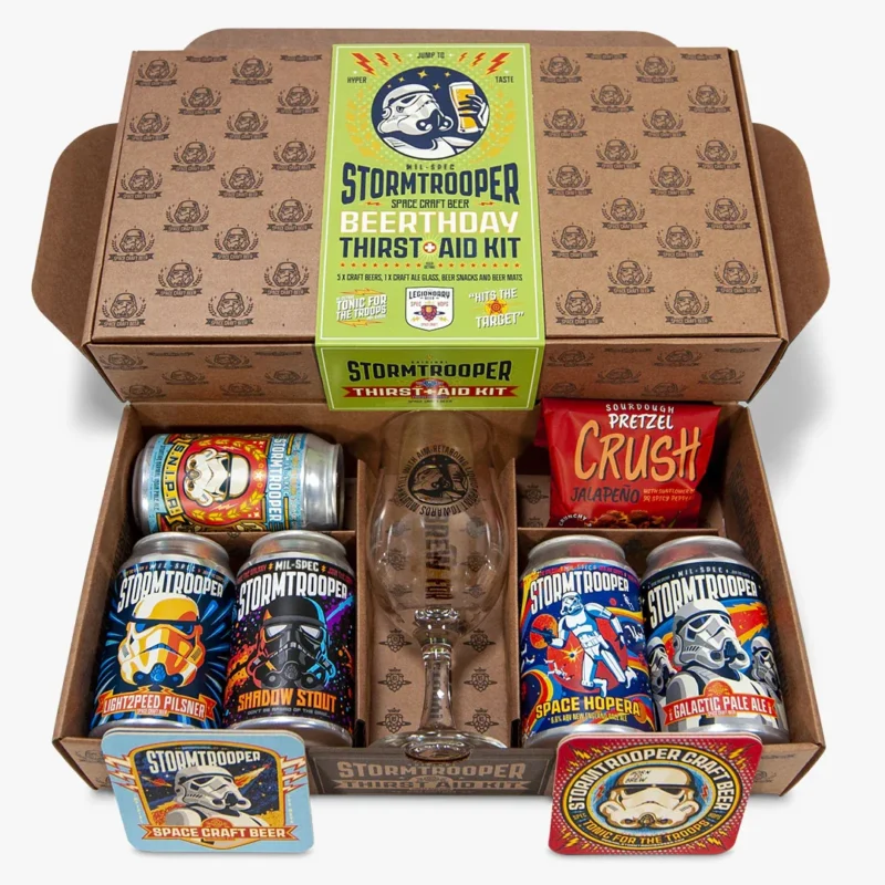 star wars beer birthday gift set